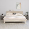 Nachttische hellgrau Hamar Leonello 40x35x44,5cm (2 Stk. Holz)