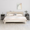 Nachttische hellgrau Hamar Mihaela 40x35x62cm (2 Stk. Holz)