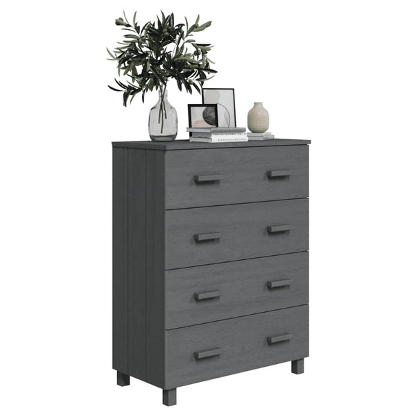 Harmaa sivupöytä hamar Mihaelina 79x40x103,5cm (mänty)