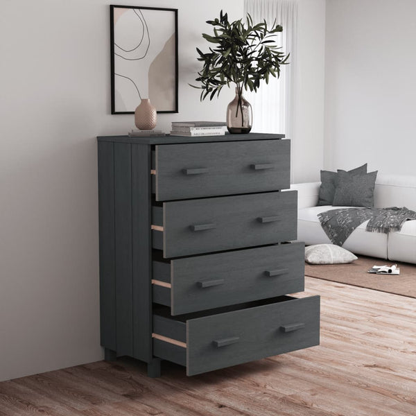 Harmaa sivupöytä hamar Mihaelina 79x40x103,5cm (mänty)
