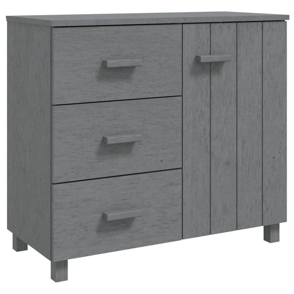 Tummanharmaa kaappi hamar Agnia 90x40x80cm (mänty)