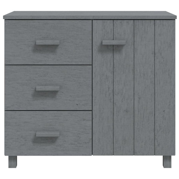 Tummanharmaa kaappi hamar Agnia 90x40x80cm (mänty)