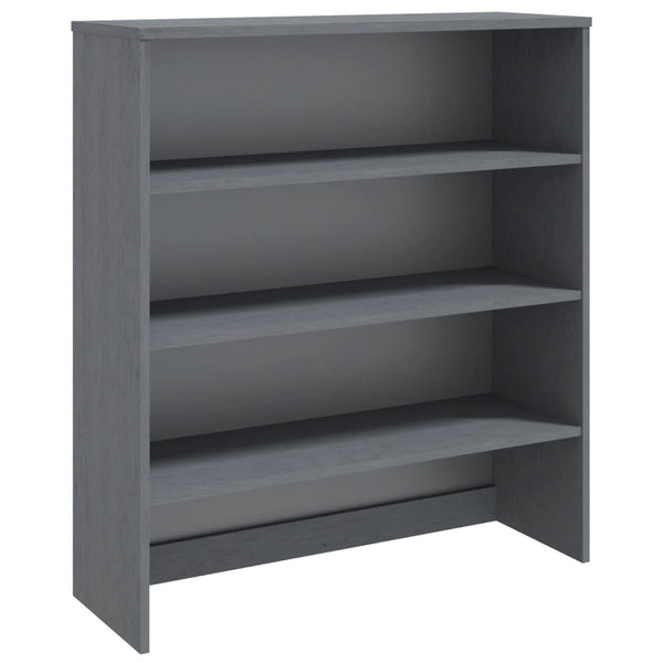 Tummanharmaa yläkaappi hamar Edward 90x30x100cm (mänty)