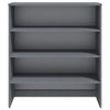 Tummanharmaa yläkaappi hamar Edward 90x30x100cm (mänty)