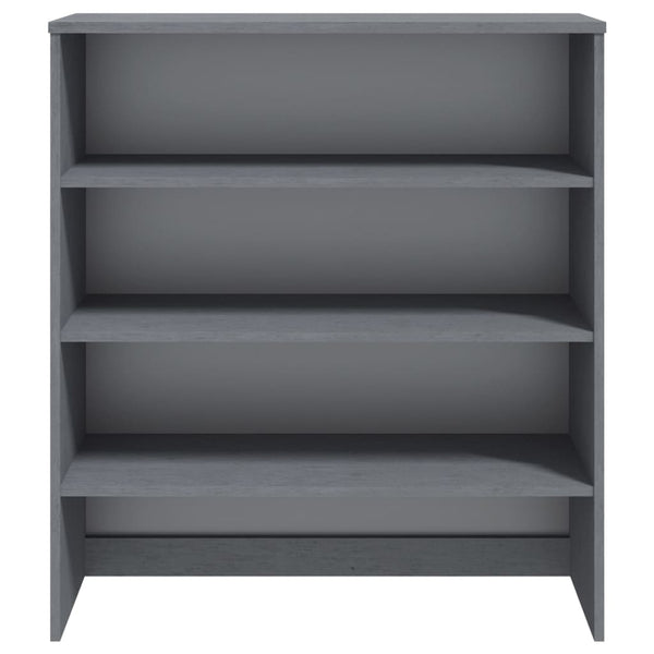 Tummanharmaa yläkaappi hamar Edward 90x30x100cm (mänty)