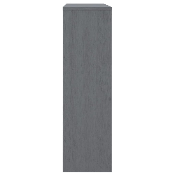 Tummanharmaa yläkaappi hamar Edward 90x30x100cm (mänty)