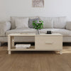 Honigbrauner Couchtisch Hamar Amuza 100x55x35cm (Kiefer)