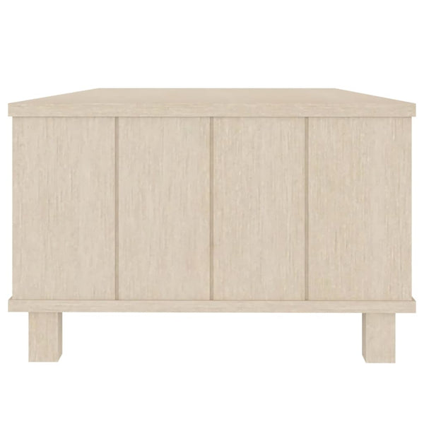 Honigbrauner Couchtisch Hamar Amuza 100x55x35cm (Kiefer)