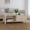 Honigbrauner Couchtisch Hamar Amuza 100x55x35cm (Kiefer)