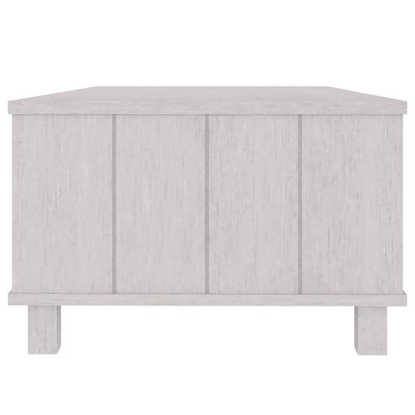 Weißer Couchtisch Hamar Amuza 100x55x35cm (Kiefer)