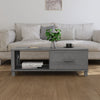 Dunkelgrauer Couchtisch hamar Amuza 100x55x35cm (Kiefer)