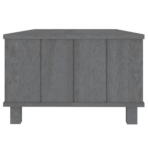 Dunkelgrauer Couchtisch hamar Amuza 100x55x35cm (Kiefer)