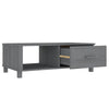Dunkelgrauer Couchtisch hamar Amuza 100x55x35cm (Kiefer)