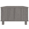 Hellgrauer Couchtisch Hamar Amuza 100x55x35cm (Kiefer)