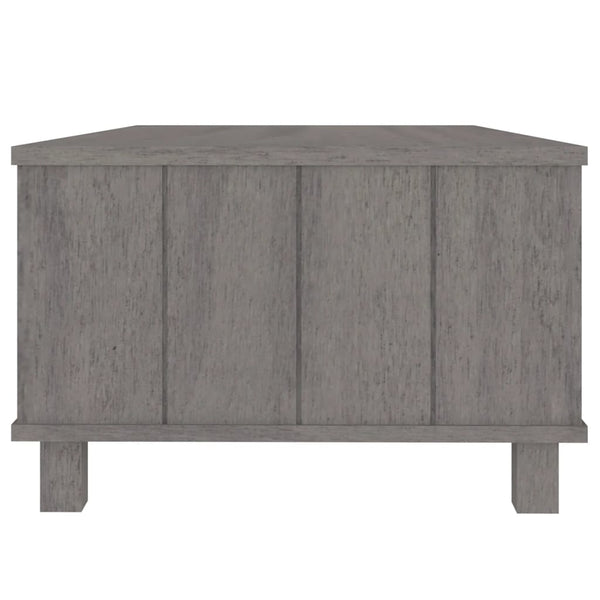 Hellgrauer Couchtisch Hamar Amuza 100x55x35cm (Kiefer)