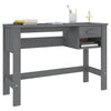 Dunkelgrauer Tisch Hamar Gligori 110x40x75cm (Kiefer)