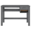 Dunkelgrauer Tisch Hamar Gligori 110x40x75cm (Kiefer)