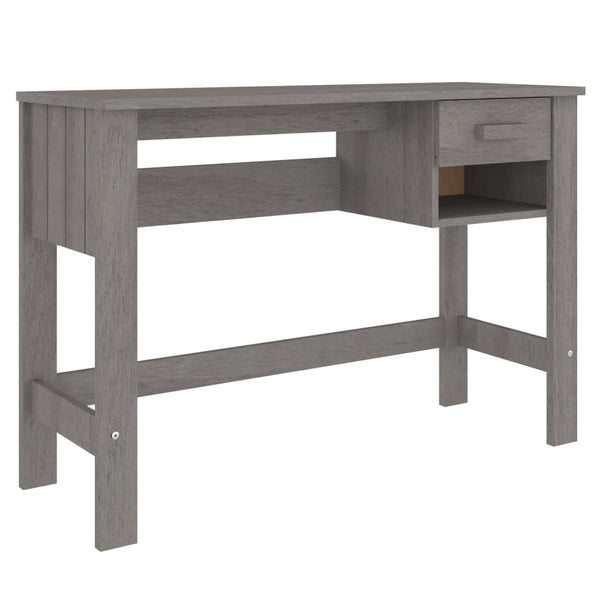 Hellgrauer Tisch Hamar Gligori 110x40x75cm (Kiefer)