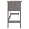 Hellgrauer Tisch Hamar Gligori 110x40x75cm (Kiefer)