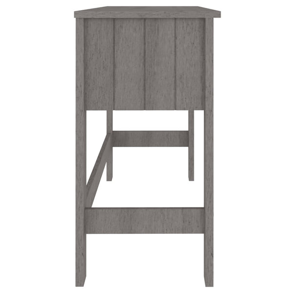 Hellgrauer Tisch Hamar Gligori 110x40x75cm (Kiefer)
