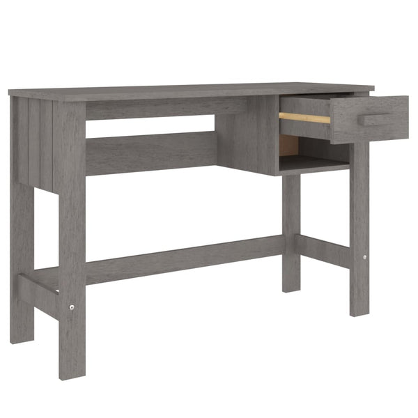 Hellgrauer Tisch Hamar Gligori 110x40x75cm (Kiefer)