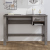 Hellgrauer Tisch Hamar Gligori 110x40x75cm (Kiefer)
