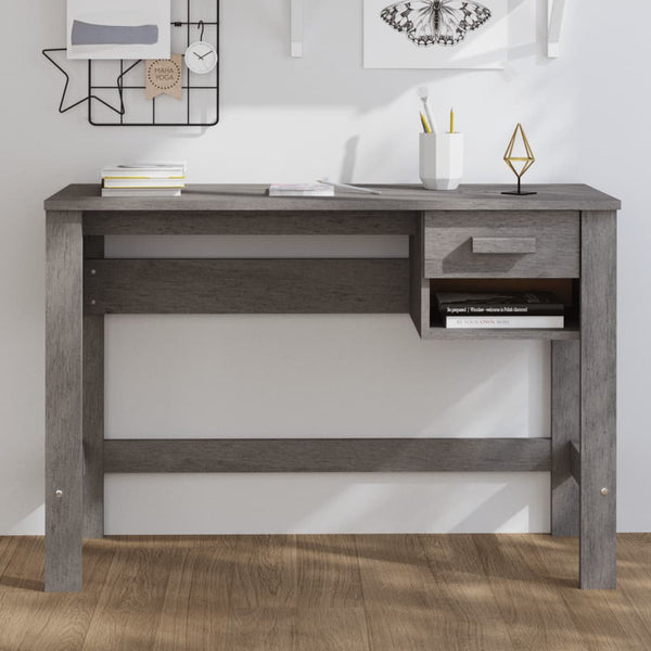 Hellgrauer Tisch Hamar Gligori 110x40x75cm (Kiefer)