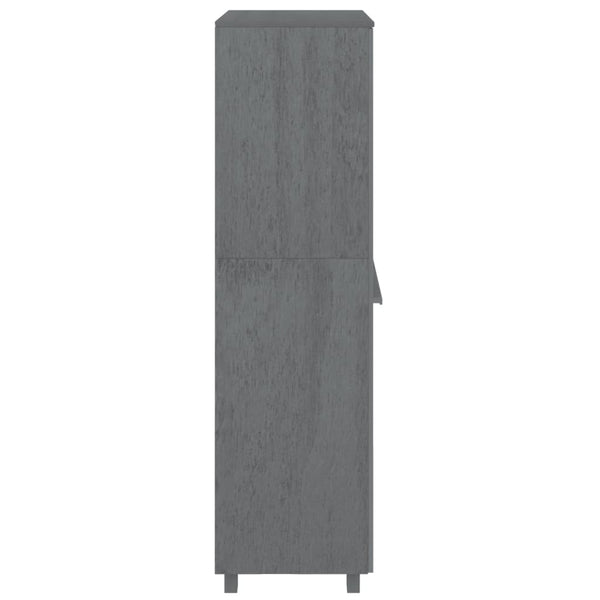 Dunkelgrauer Kleiderschrank hamar Dakota 89x50x180cm (Kiefer)