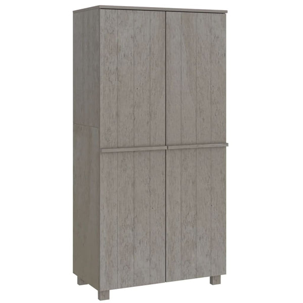 Hellgrauer Kleiderschrank Hamar Dakota 89x50x180cm (Kiefer)