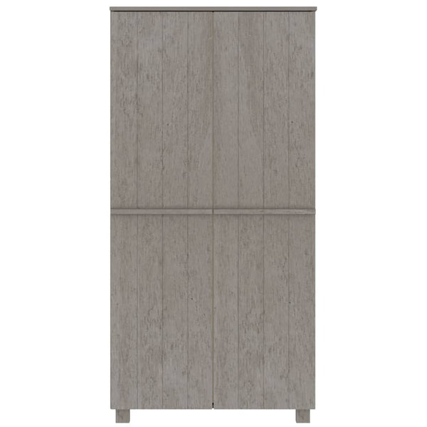 Hellgrauer Kleiderschrank Hamar Dakota 89x50x180cm (Kiefer)