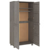Hellgrauer Kleiderschrank Hamar Dakota 89x50x180cm (Kiefer)