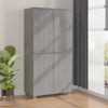 Hellgrauer Kleiderschrank Hamar Dakota 89x50x180cm (Kiefer)