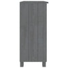 Dunkelgrauer Beistelltisch Hamar Yousif 85x35x80cm (Kiefer)