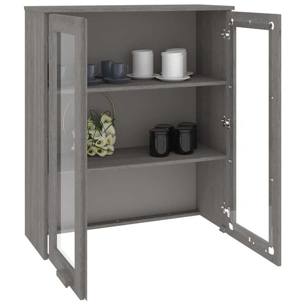 Hellgrauer Hängeschrank hamar Plummer 85x35x100cm (Kiefer)