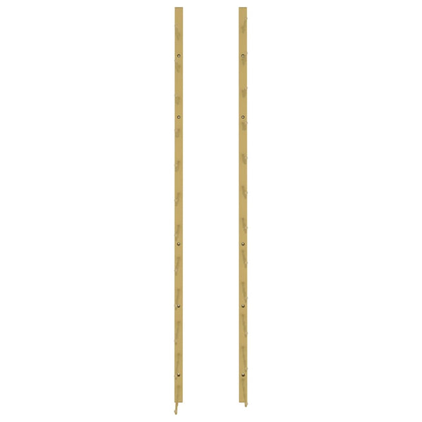 Goldfarbenes Wand-Weinregal Faria für 36 Flaschen (Eisen)