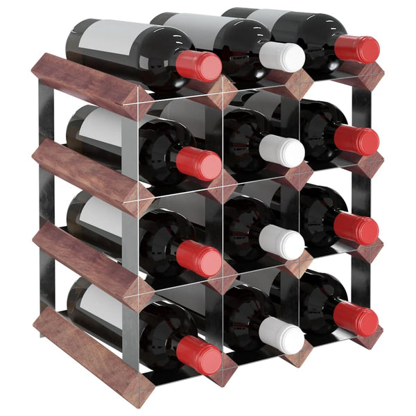 Braunes Weinregal Axania für 12 Flaschen (Kiefer)