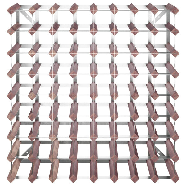 Braunes Weinflaschenregal Axania für 72 Flaschen (Kiefer)