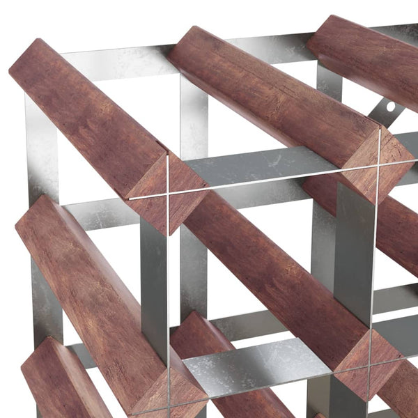 Braunes Weinflaschenregal Axania für 72 Flaschen (Kiefer)