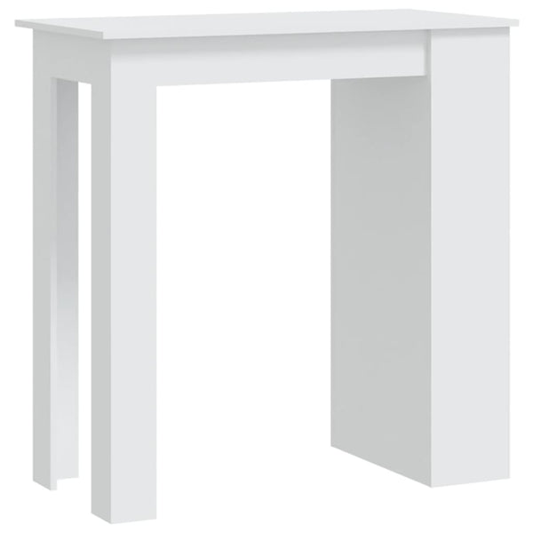 Weißer Bartisch mit Gestell Deanca 102x50x103,5cm (Holz)