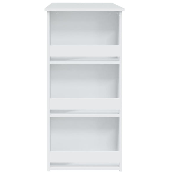 Weißer Bartisch mit Gestell Deanca 102x50x103,5cm (Holz)