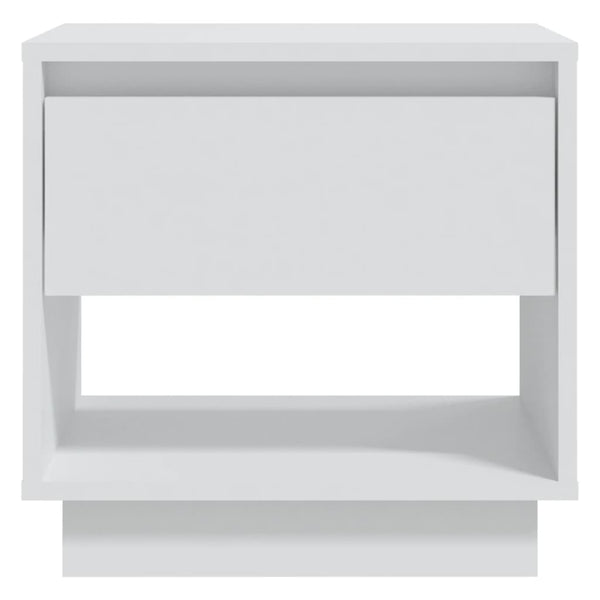 Weißer Nachttisch Podar 45x34x44cm (Spanplatte)