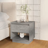 Betongraue Nachttische Podar 45x34x44cm (2er Set aus Holz)