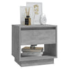 Betongraue Nachttische Podar 45x34x44cm (2er Set aus Holz)
