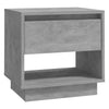 Betongraue Nachttische Podar 45x34x44cm (2er Set aus Holz)