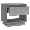 Betongraue Nachttische Podar 45x34x44cm (2er Set aus Holz)
