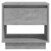 Betongraue Nachttische Podar 45x34x44cm (2er Set aus Holz)