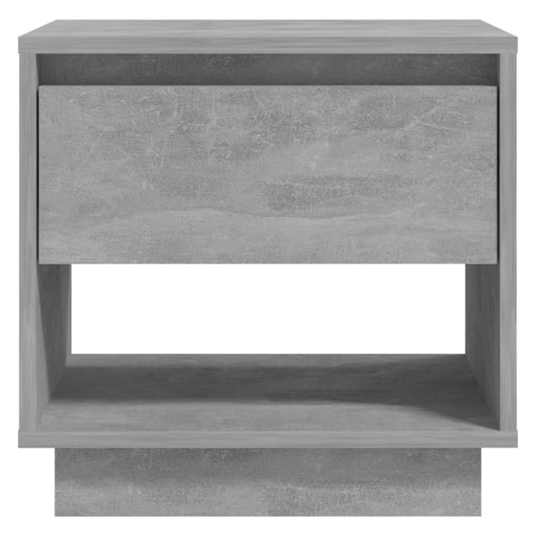 Betongraue Nachttische Podar 45x34x44cm (2er Set aus Holz)
