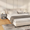 Betongraue Nachttische Podar 45x34x44cm (2er Set aus Holz)