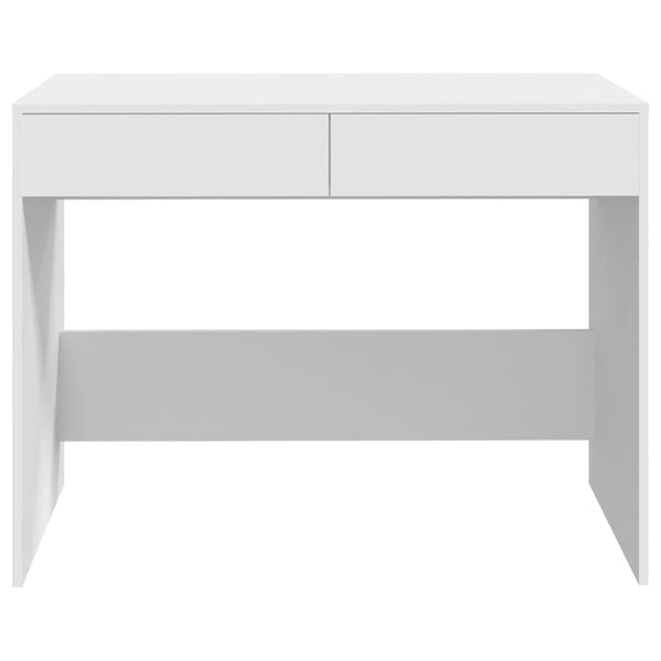 Weißer Schreibtisch Claudius 101x50x76,5cm (Spanplatte)