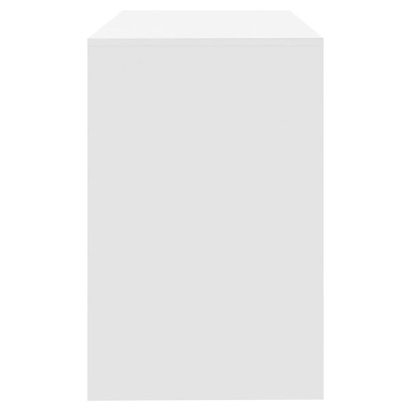 Weißer Schreibtisch Claudius 101x50x76,5cm (Spanplatte)